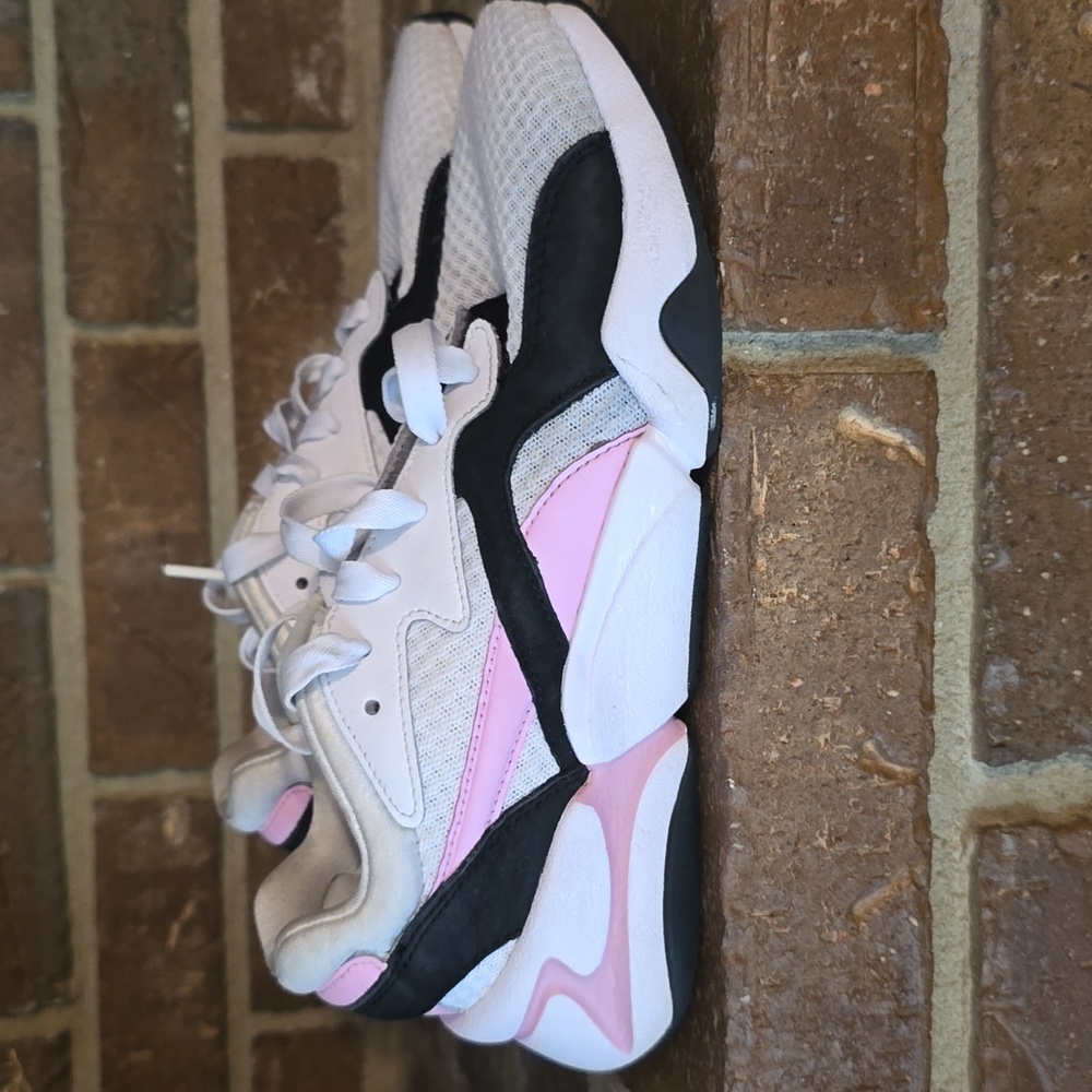 Puma Nova 90s Bloc Womens White Pink WOMENS‎ Size 7.5